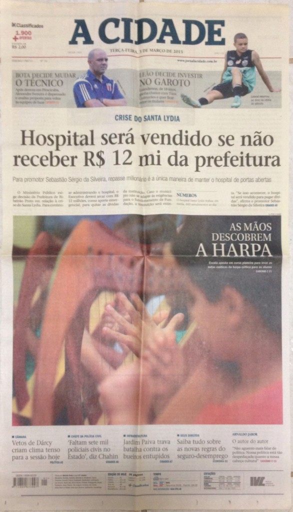 Imagem do jornal impresso